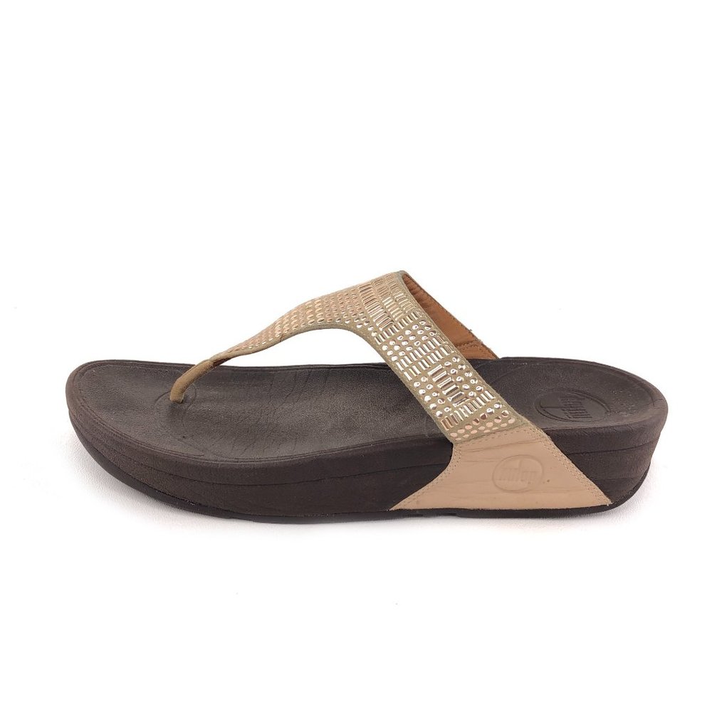 FitFlop Aztek Chada Summer Thong Sandals 10